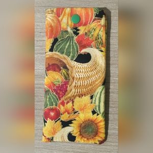 Handmade Thanksgiving Padded Eyeglass Case or Sunglass Case with Snap Closu…